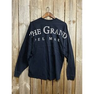 Spirit Jersey The Grand Del Mar Navy Blue Long Sleeve Shirt Mens Medium Oversize